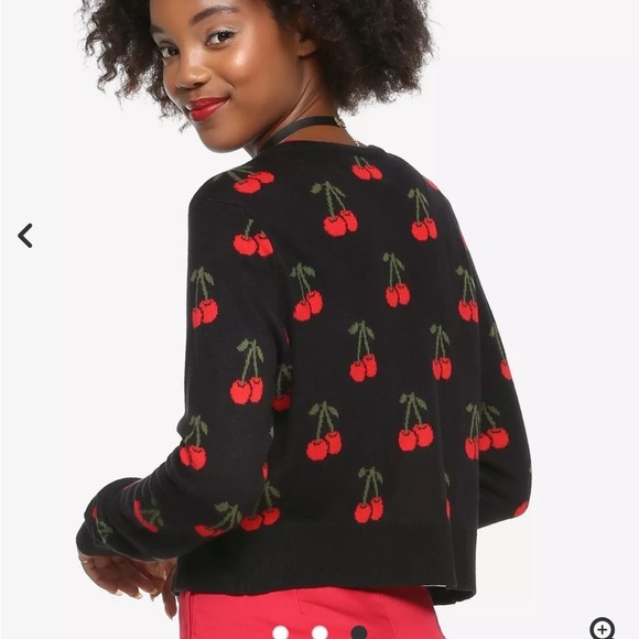 Riverdale Cherry Intarsia Cardigan Sz S - Picture 3 of 15